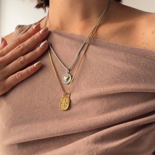 Bloom Affirmation Necklace- Gold